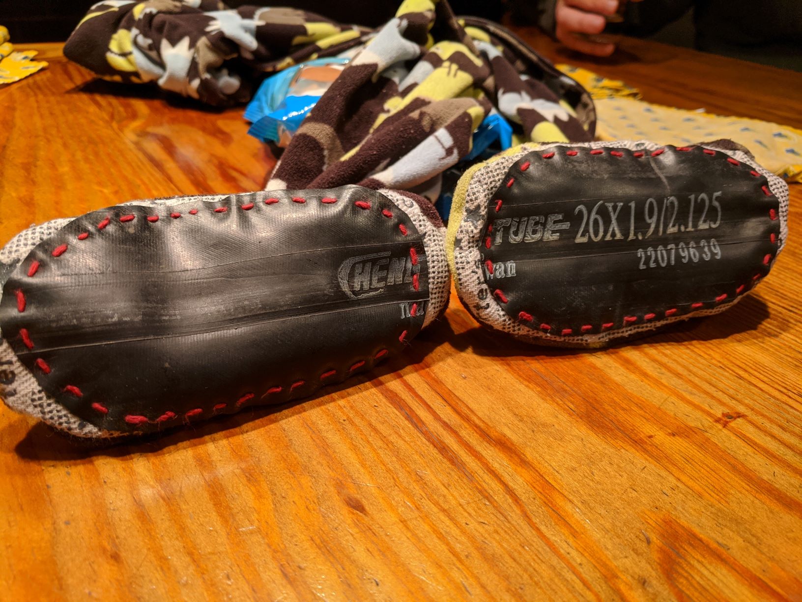 DIY non-slip soles for footed pajamas