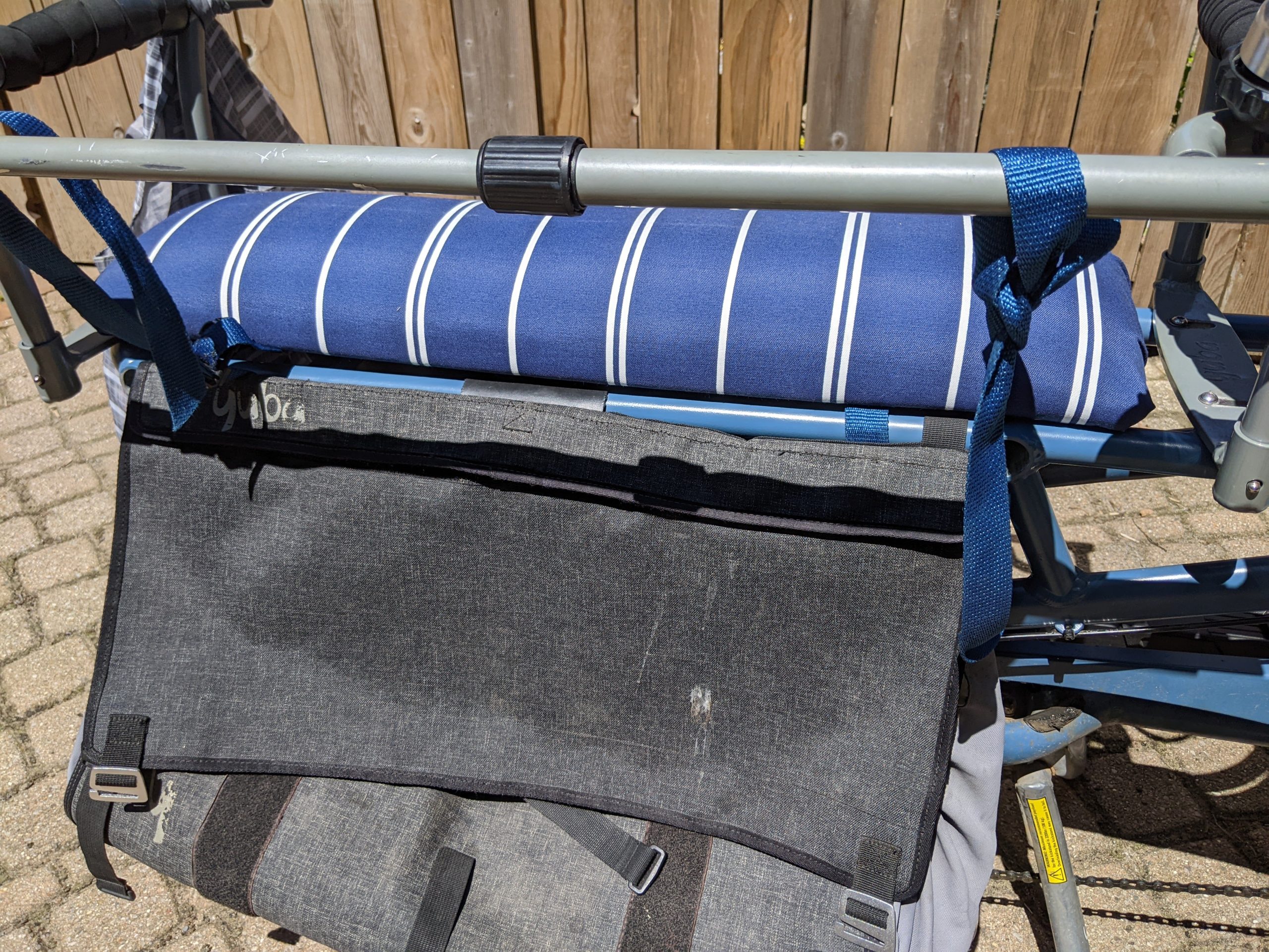 DIY Upholstered Seat Cushion for Yuba Spicy Curry Cargo Bike